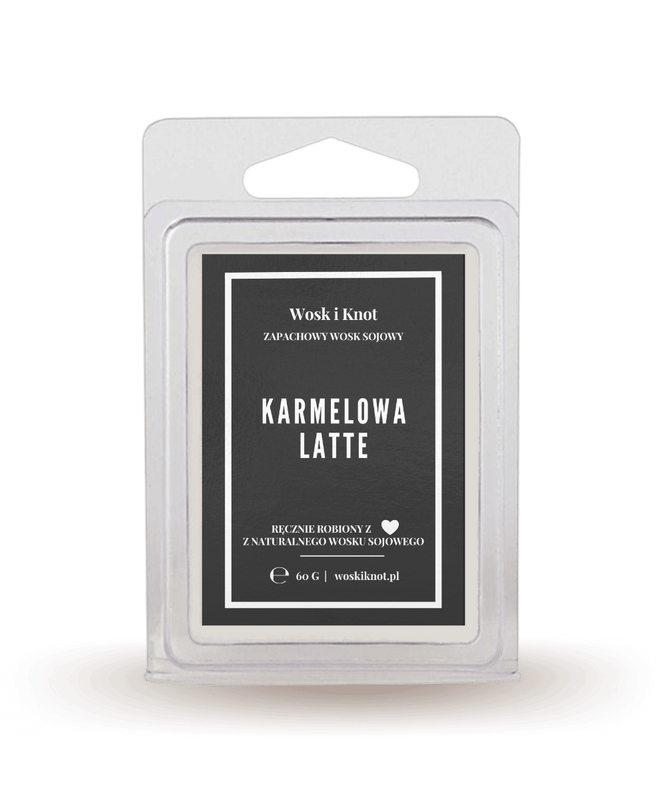 Wosk zapachowy sojowy do kominka Karmelowa Latte