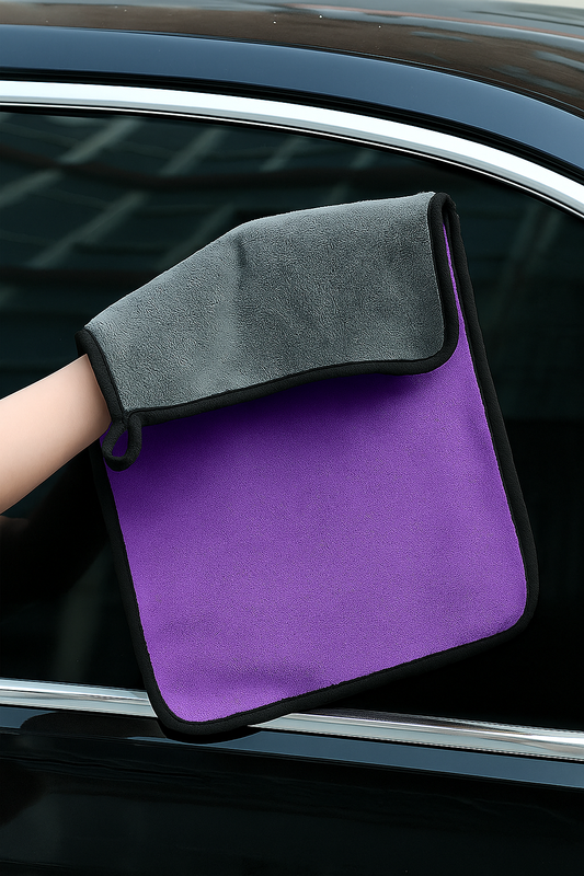 Ścierka z mikrofibry fioletowa do osuszania 40x30