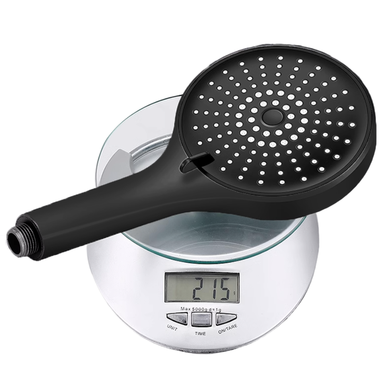 Słuchawka prysznicowa duża 3-funkcyjna SHOCK czarna