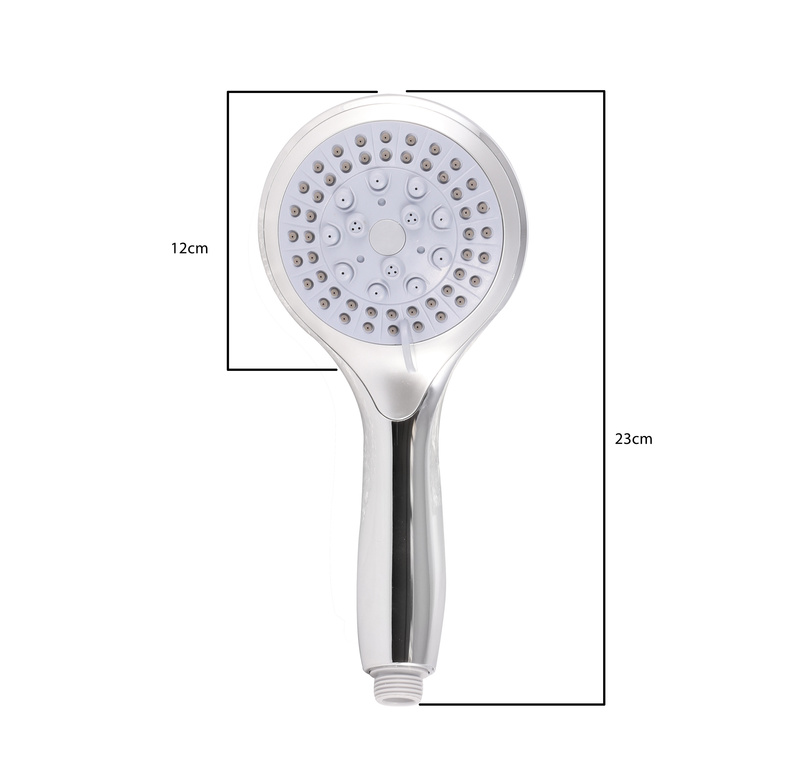 Słuchawka prysznicowa AQUA 5-funkcyjna duża