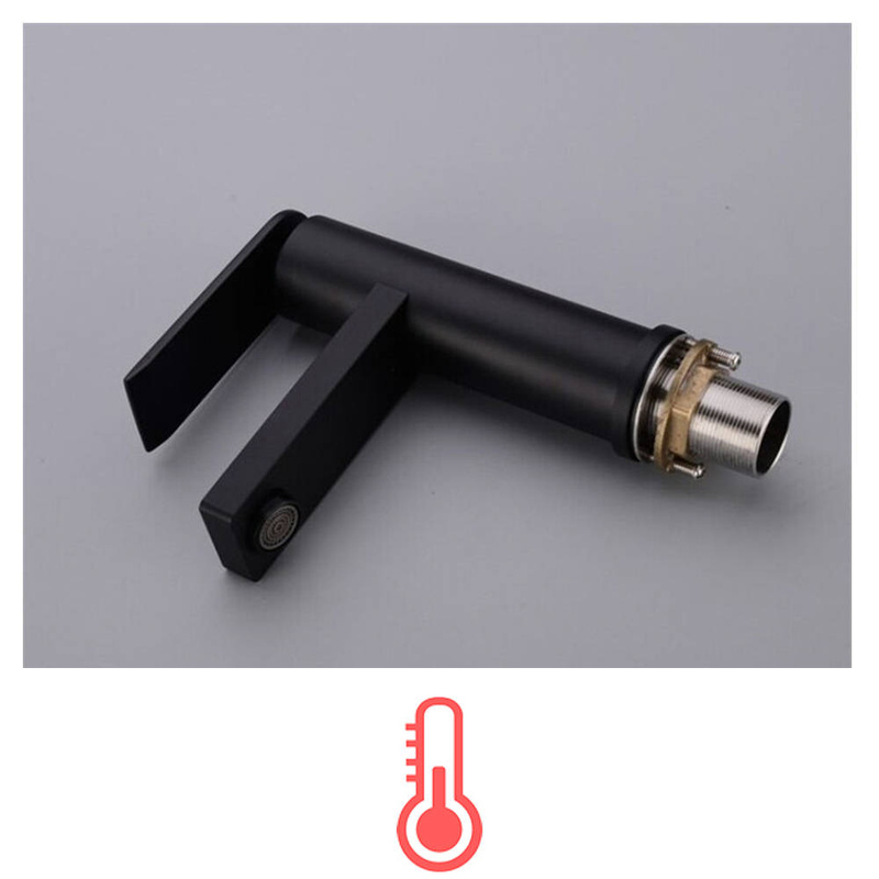 Bateria umywalkowa czarna TROGIR