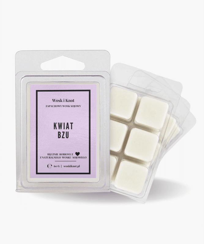 Wosk zapachowy sojowy do kominka KWIAT BZU