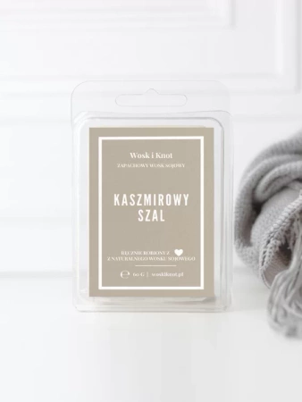 Wosk zapachowy sojowy do kominka KASZMIROWY SZAL 