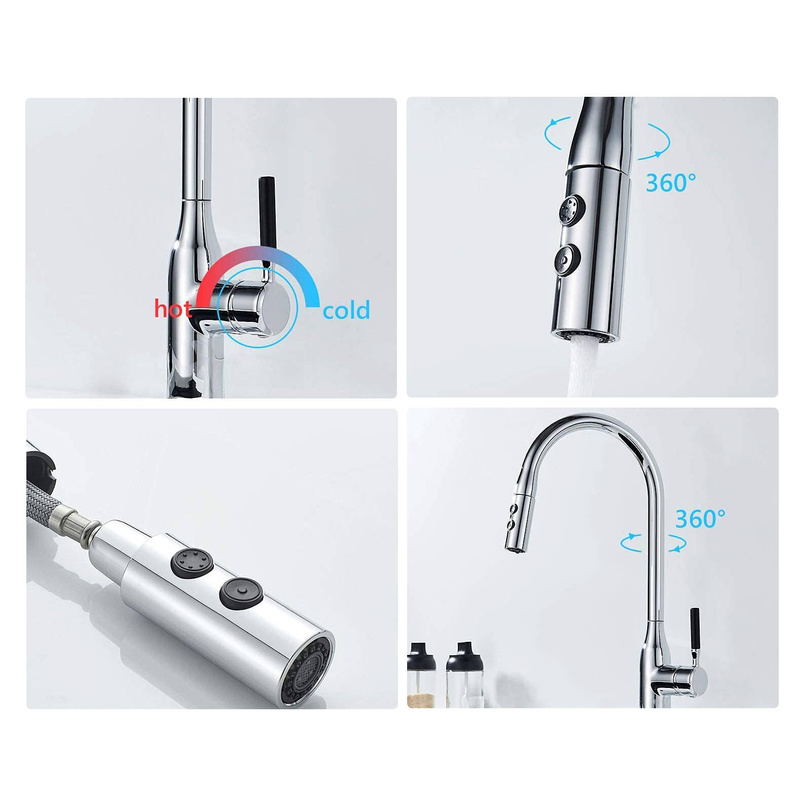 Bateria kuchenna z wyciąganą wylewką Piela