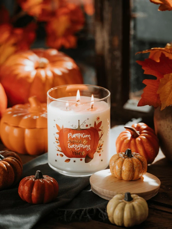 Świeca sojowa zapachowa PUMPKIN SPICE 600ml