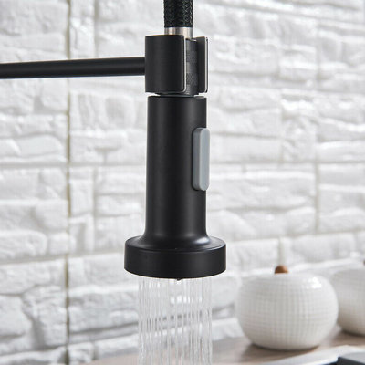 Słuchawka do baterii kuchennej z wyciąganą wylewką czarna KING