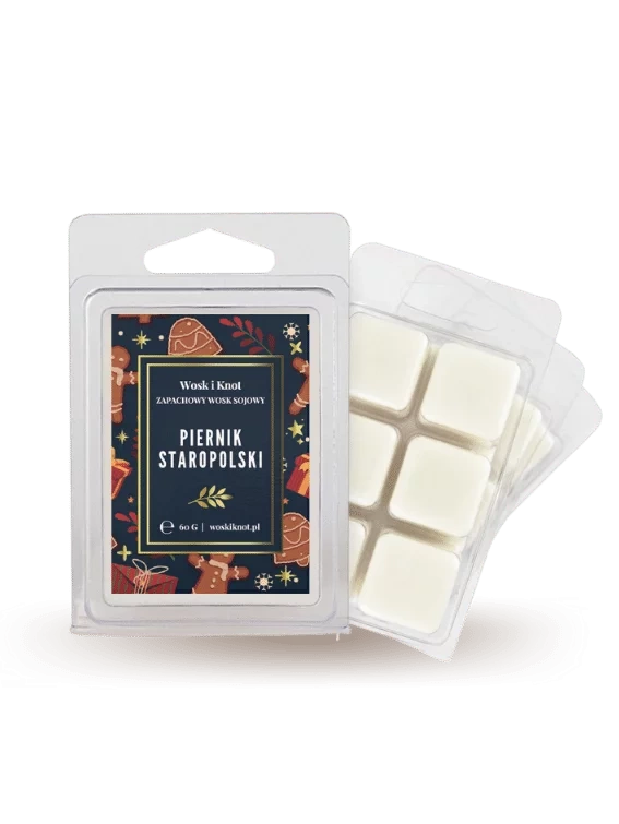 Wosk zapachowy sojowy do kominka PIERNIK STAROPOLSKI