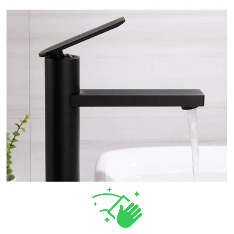 Bateria umywalkowa czarna TROGIR