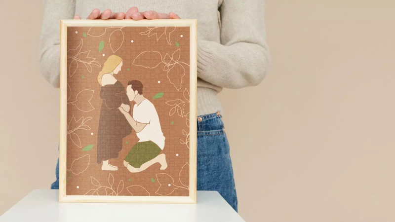 Puzzle 500el. We Are Expecting w eco woreczku