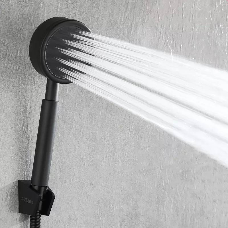 Słuchawka prysznicowa aluminiowa ALU EKO BLACK