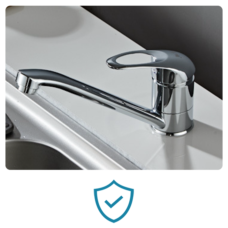 Bateria kuchenna umywalkowa stojąca obrotowa długa LUMA