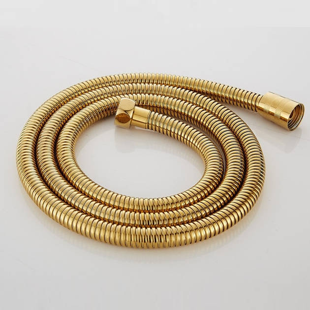 Bateria wannowa IDEAL złota z zestawem prysznicowym