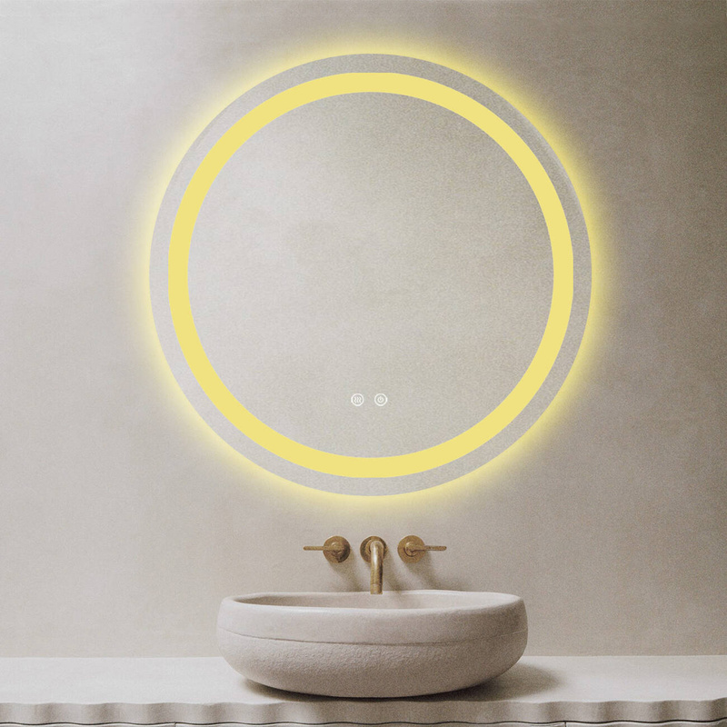 Lustro podświetlane LED 70 cm okrągłe J05