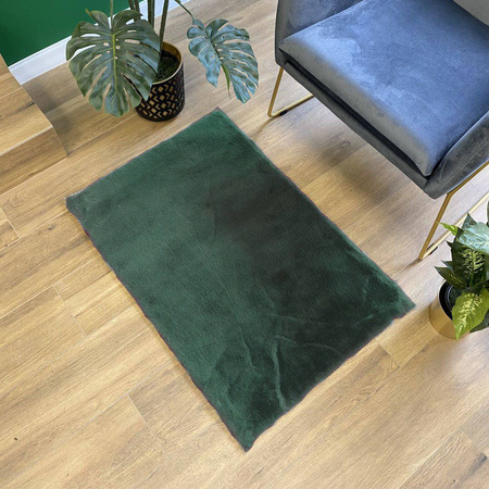 Dywanik rabbit butelkowy zielony 60x90 Slim