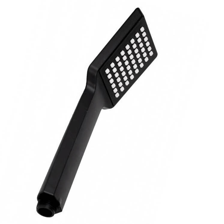 Zestaw prysznicowy czarny CARO słuchawka + wąż