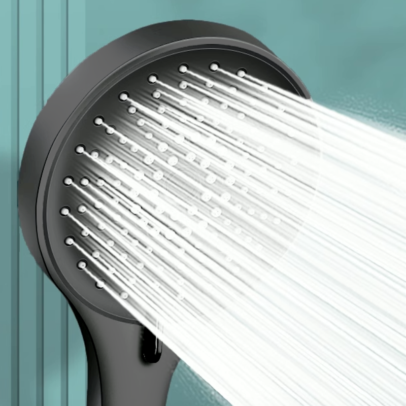 Słuchawka prysznicowa duża 3-funkcyjna SHOCK czarna