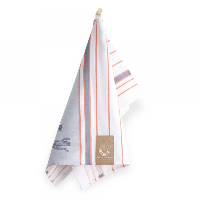 Ścierka kuchenna antybakteryjna bawełniana 50x70 pomarańczowa ARIZONA