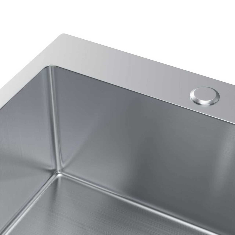 Zlewozmywak stalowy 48x45 inox + syfon GRATIS