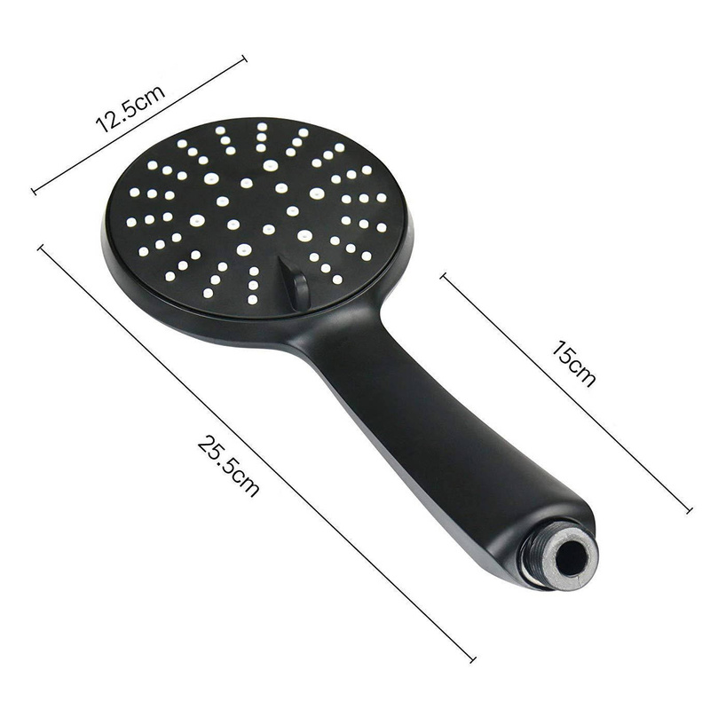 Słuchawka prysznicowa czarna 3-funkcyjna SKY