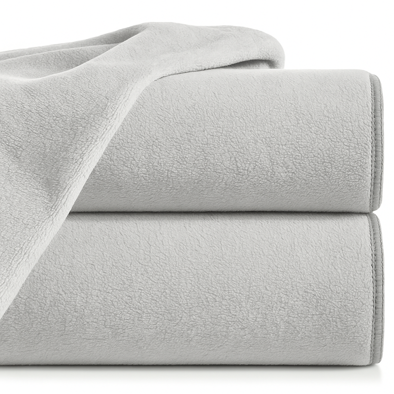 Ręcznik kąpielowy MIKRO jasny szary z mikrofibry 50x100 szybkoschnący