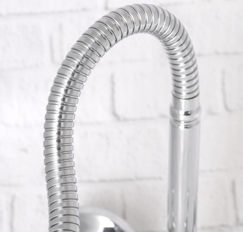 Wylewka do baterii flex elastyczna giętka chrom