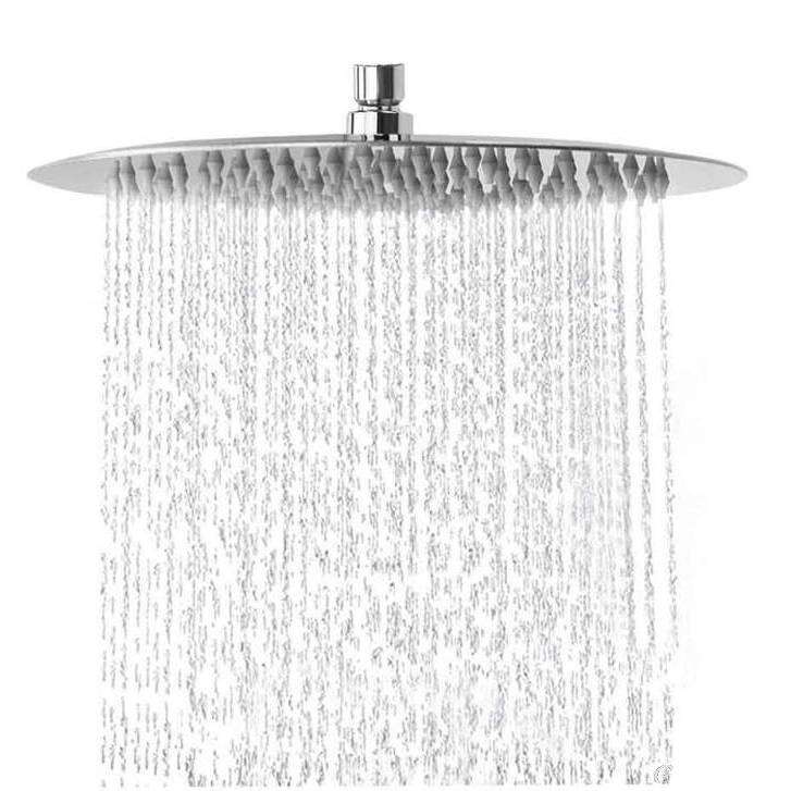 Deszczownica prysznicowa stalowa cienka 20cm