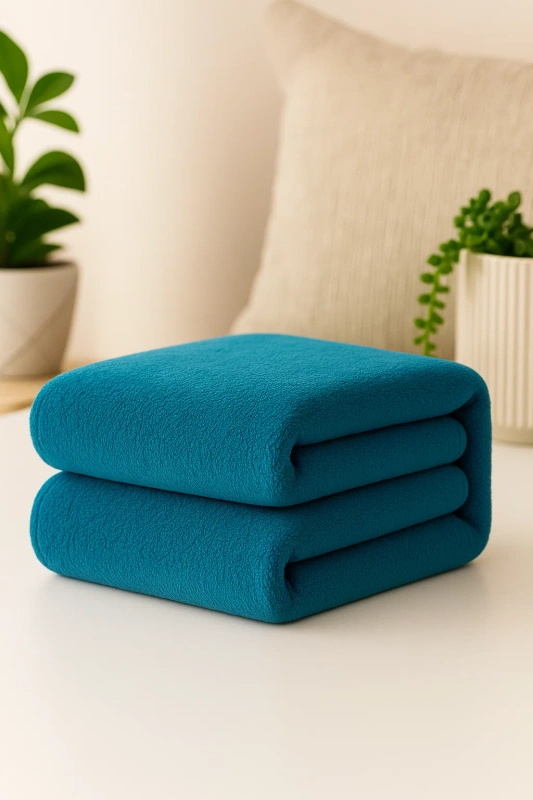 Ręcznik kąpielowy MIKRO morski z mikrofibry 50x100 szybkoschnący