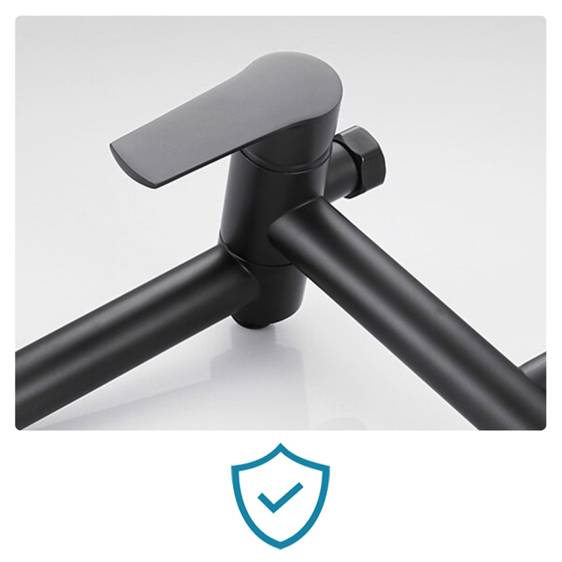 Bateria wannowa prysznicowa obrotowa HUGO BLACK