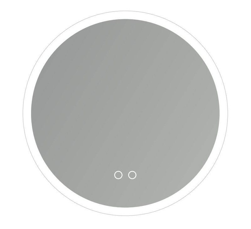 Lustro łazienkowe podświetlane LED 50 cm okrągłe J33
