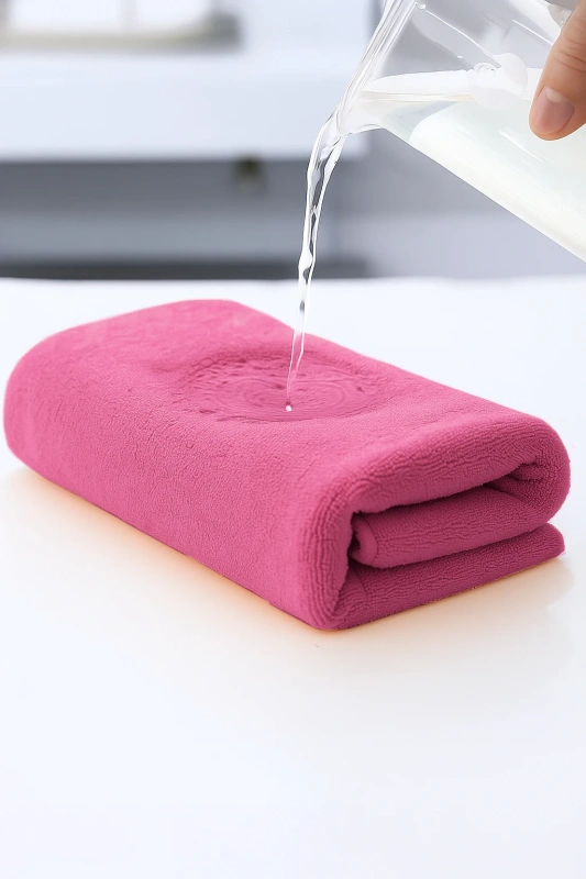 Ręcznik kąpielowy MIKRO różowy z mikrofibry 70x140 szybkoschnący