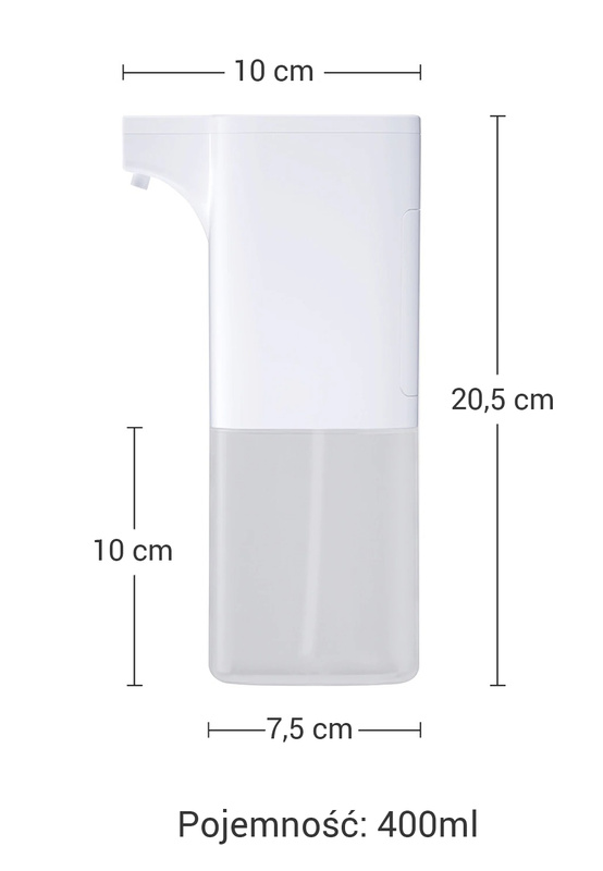 Dozownik na mydło do dezynfekcji bezdotykowy