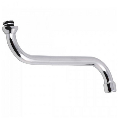 Wymienna wylewka do baterii ściennej kuchennej łazienkowej kranu zamienna obrotowa rurowa S 1/2" 17 cm