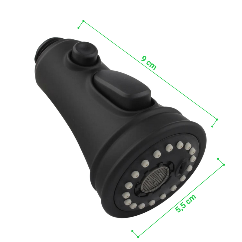 Perlator rączka słuchawka do baterii kuchennej CLASSIC retro czarna