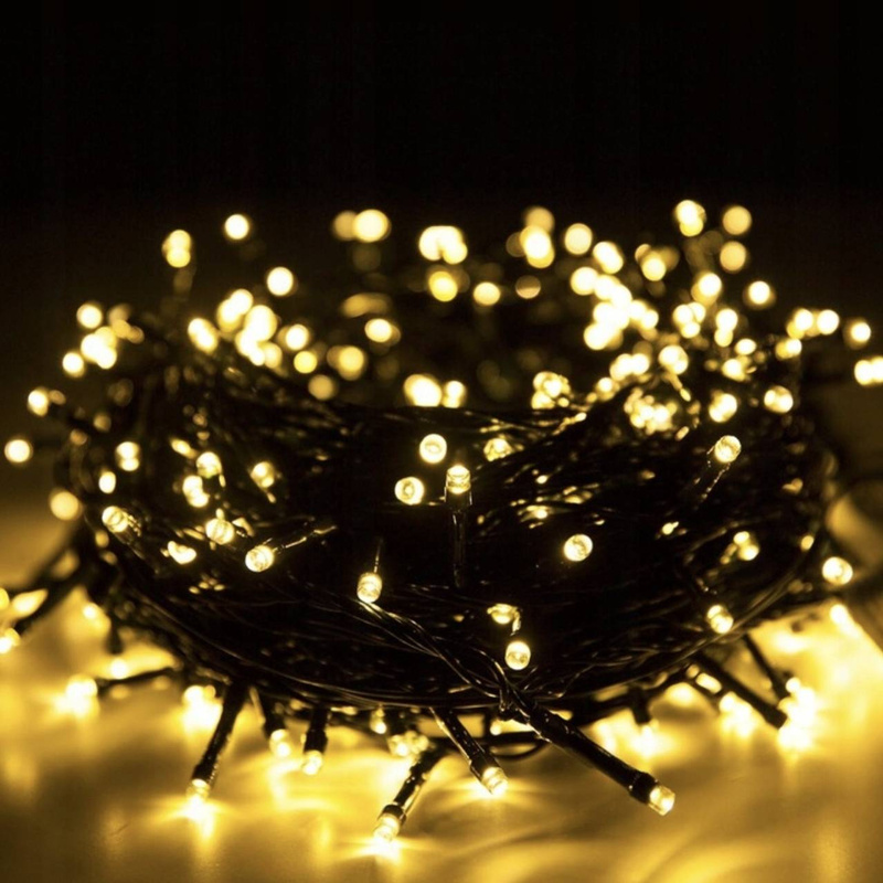 Lampki choinkowe LED 300 białe ciepłe