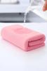 Ręcznik kąpielowy MIKRO różowy z mikrofibry 70x140 szybkoschnący