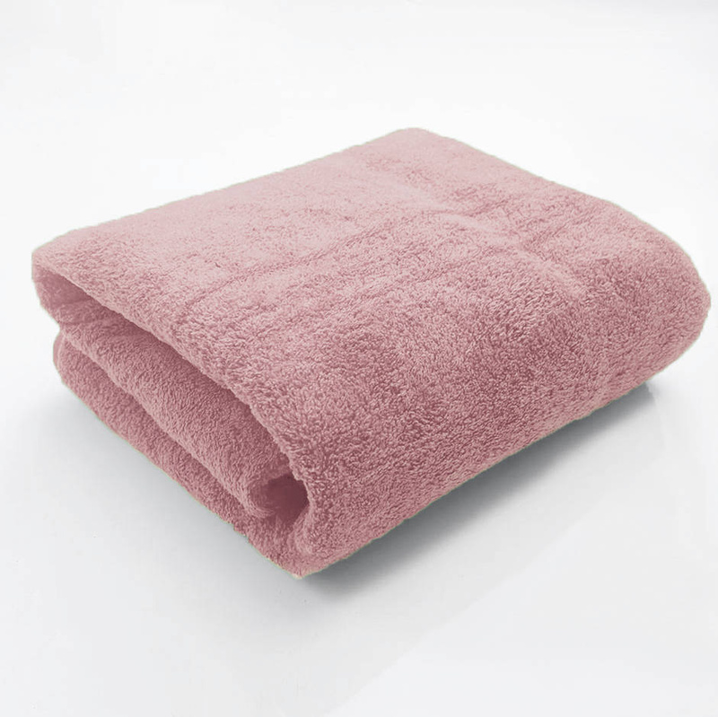 Ręcznik kąpielowy MIKRO brudny różowy z mikrofibry 50x100 szybkoschnący