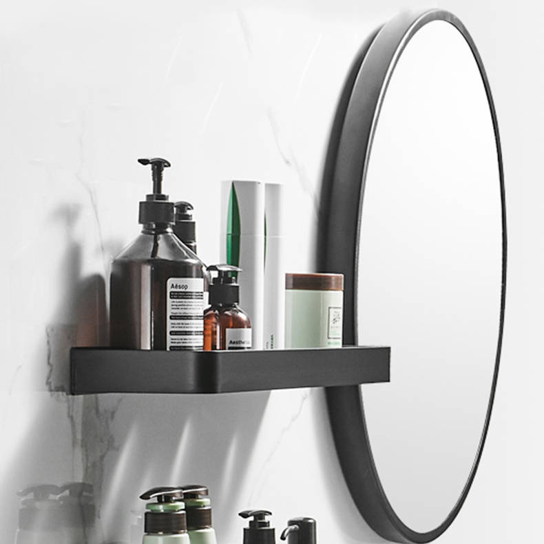 Półka łazienkowa wisząca czarna LOFT 50cm