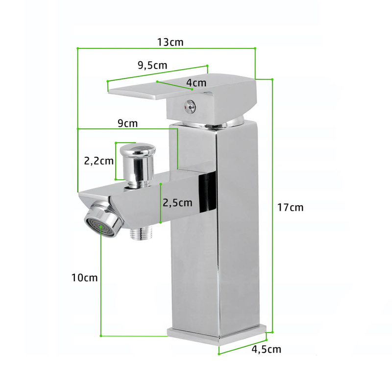 Bateria wannowa stojąca z wyjściem na wąż CARO