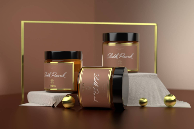 Świeca sojowa zapachowa EMHO SŁODKI PIERNIK 100 ml