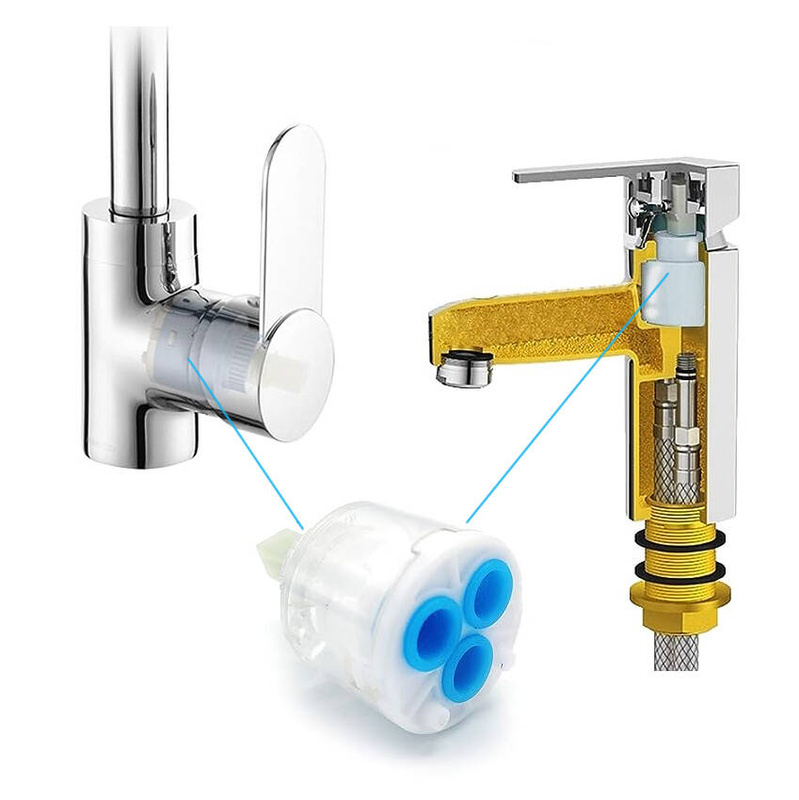 Głowica ceramiczna kranu baterii 35mm niska