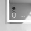 Lustro łazienkowe podświetlane LED 50x70 cm prostokątne J08