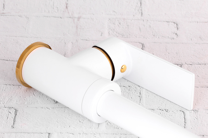 Bateria kuchenna biało-złota VITA