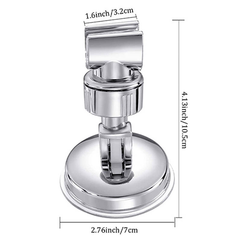 Uchwyt prysznicowy na słuchawkę natryskową regulowany na przyssawkę