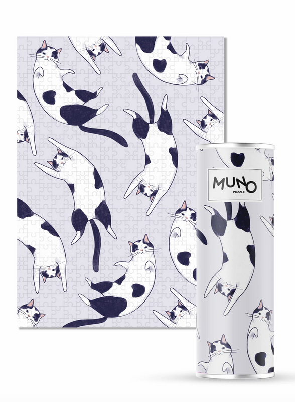 Puzzle 500el. Kici Kici w tubie