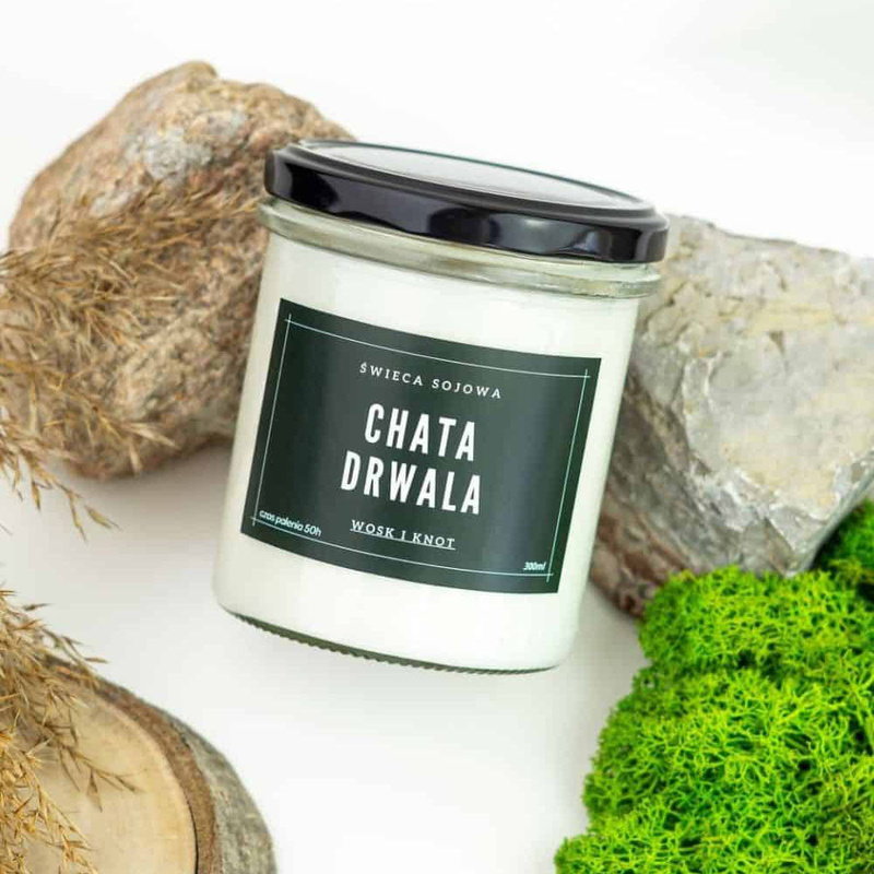 Świeca sojowa zapachowa CHATA DRWALA 300ml