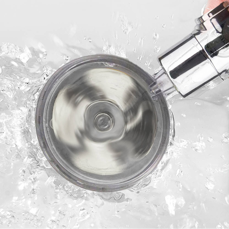 Słuchawka prysznicowa TURBO EKO z turbiną wentylatorem CRYSTAL