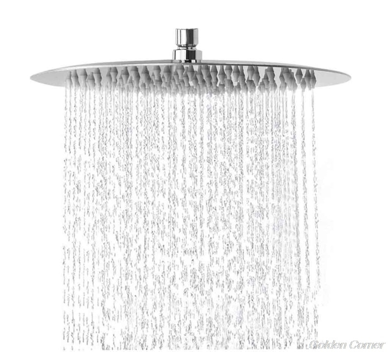 Deszczownica prysznicowa stalowa cienka 25cm