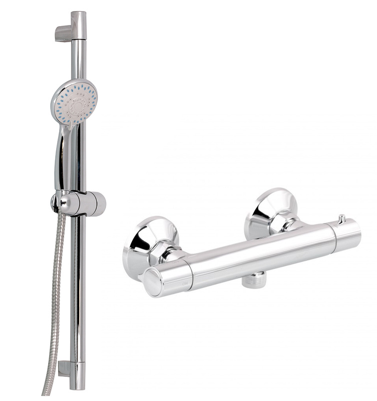 Drążek natryskowy bateria termostatyczna prysznicowa