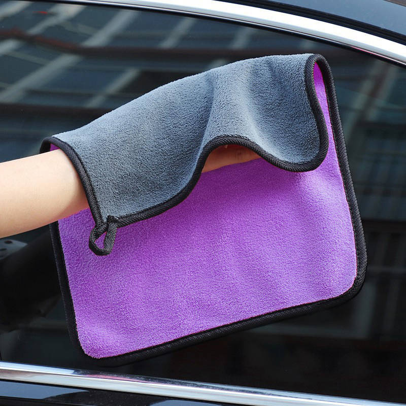 Ścierka z mikrofibry fioletowa do osuszania 40x30