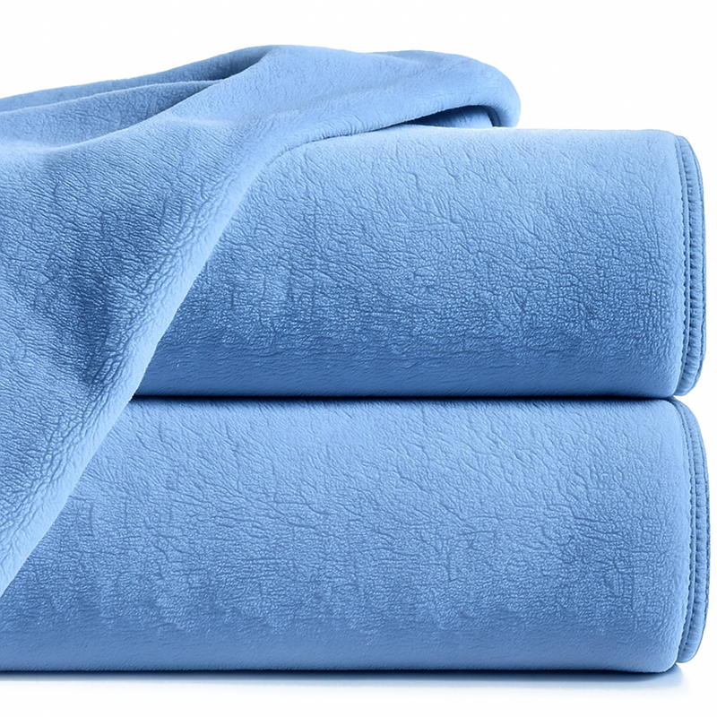 Ręcznik kąpielowy MIKRO błękitny z mikrofibry 50x100 szybkoschnący